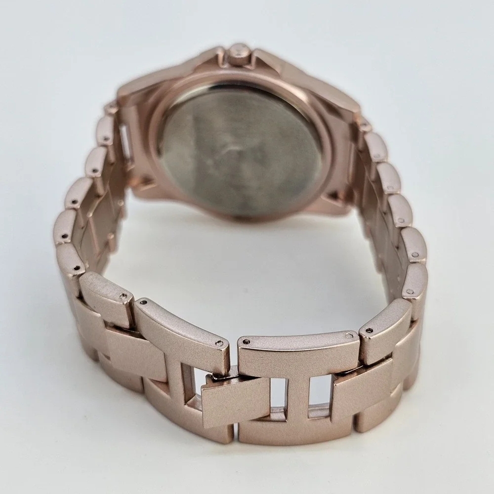 Men's‎ Watch 40MM White Dial Light Gold Bracelet Band 7.25